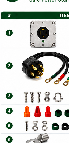EVGREEN 200A Overhead Service Upgrade Kit — Surface Mount